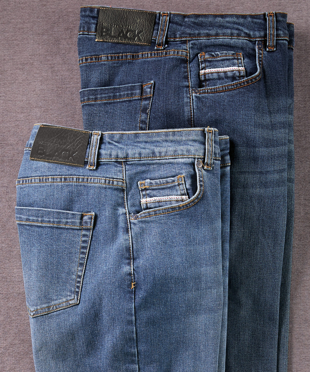 Westport Black Italian Jean, Men's Big & Tall