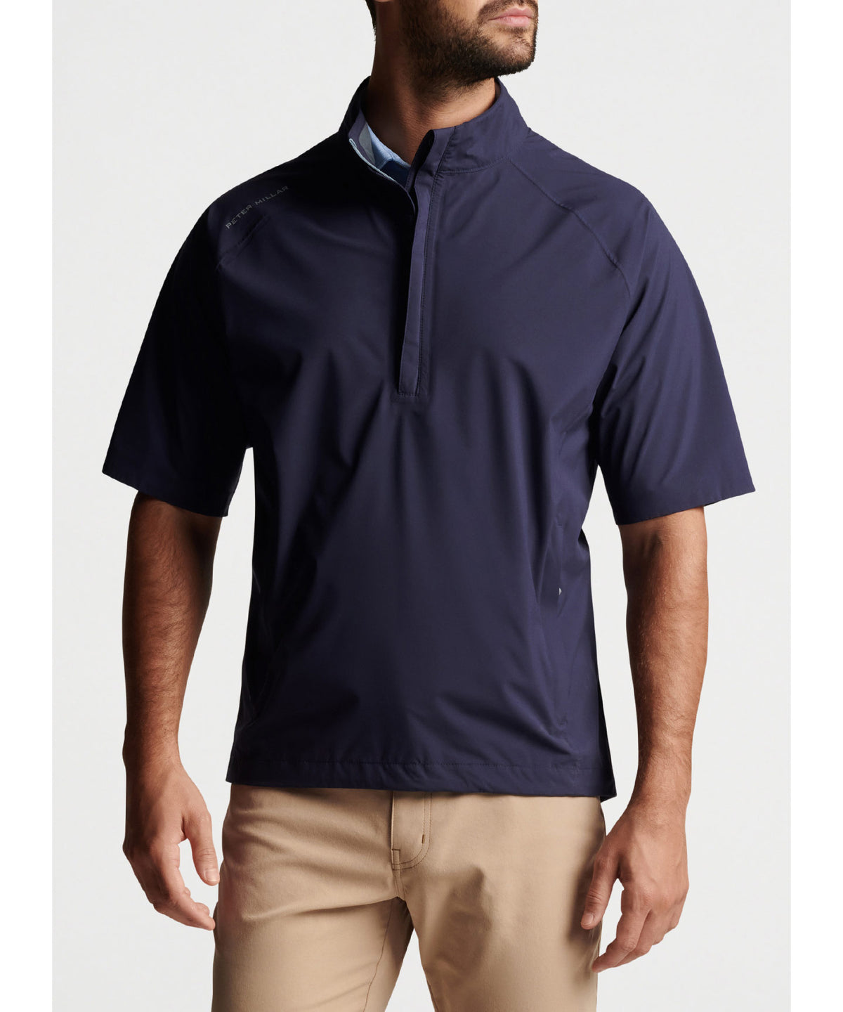 Peter Millar Shield Short Sleeve Rain Shell, Men's Big & Tall