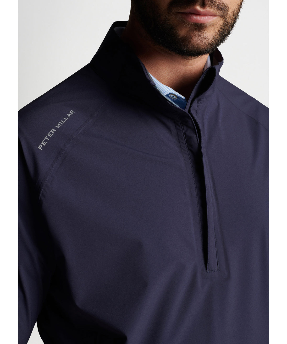 Peter Millar Shield Short Sleeve Rain Shell, Men's Big & Tall