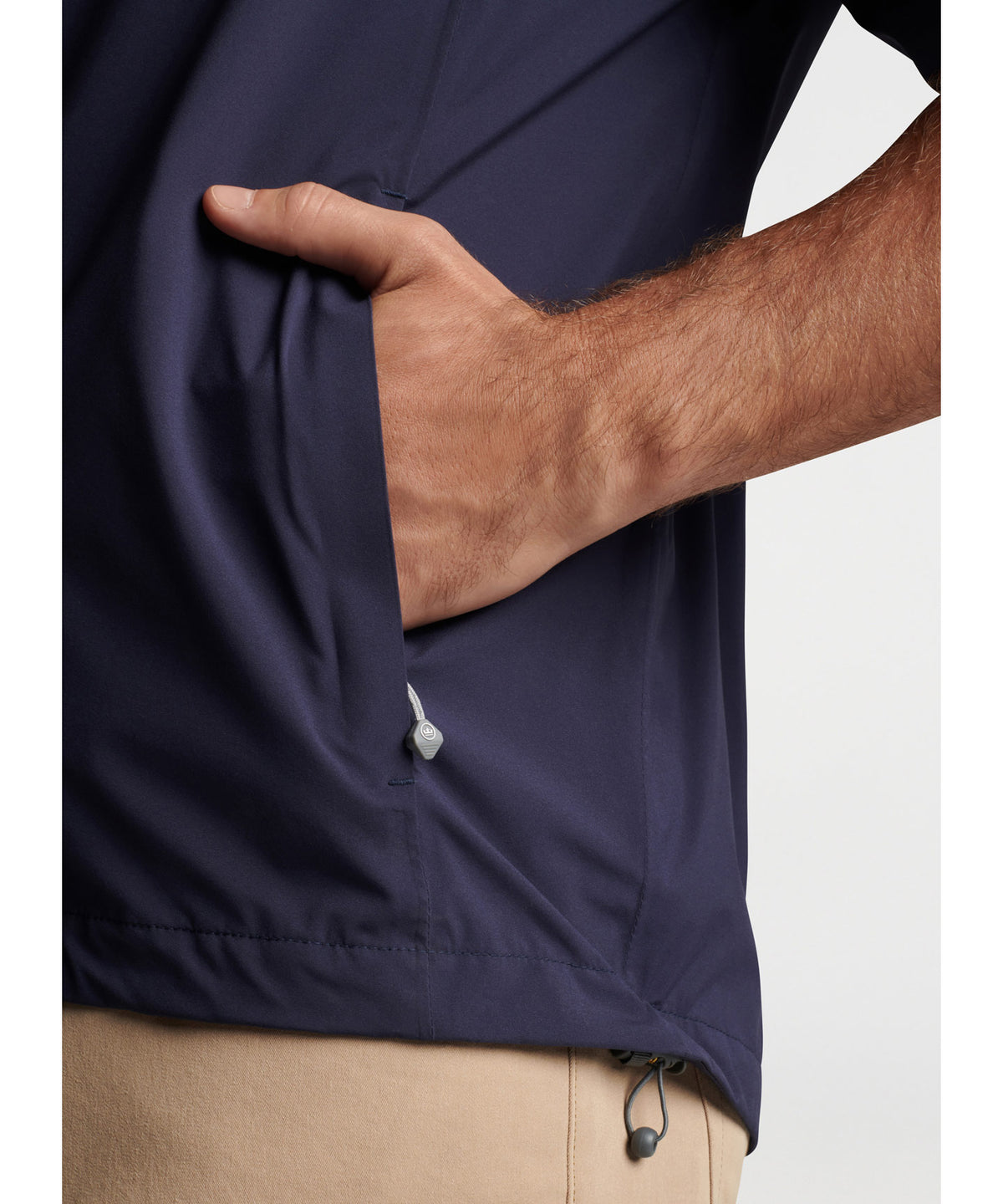 Peter Millar Shield Short Sleeve Rain Shell, Men's Big & Tall