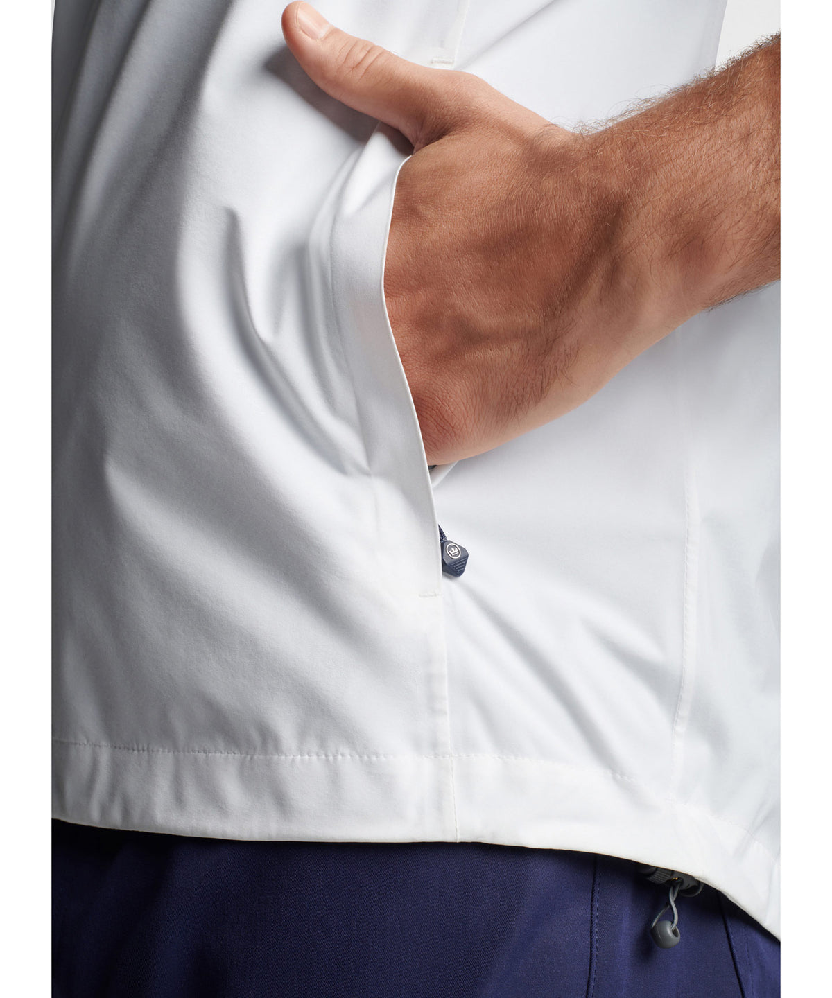 Peter Millar Shield Short Sleeve Rain Shell, Men's Big & Tall