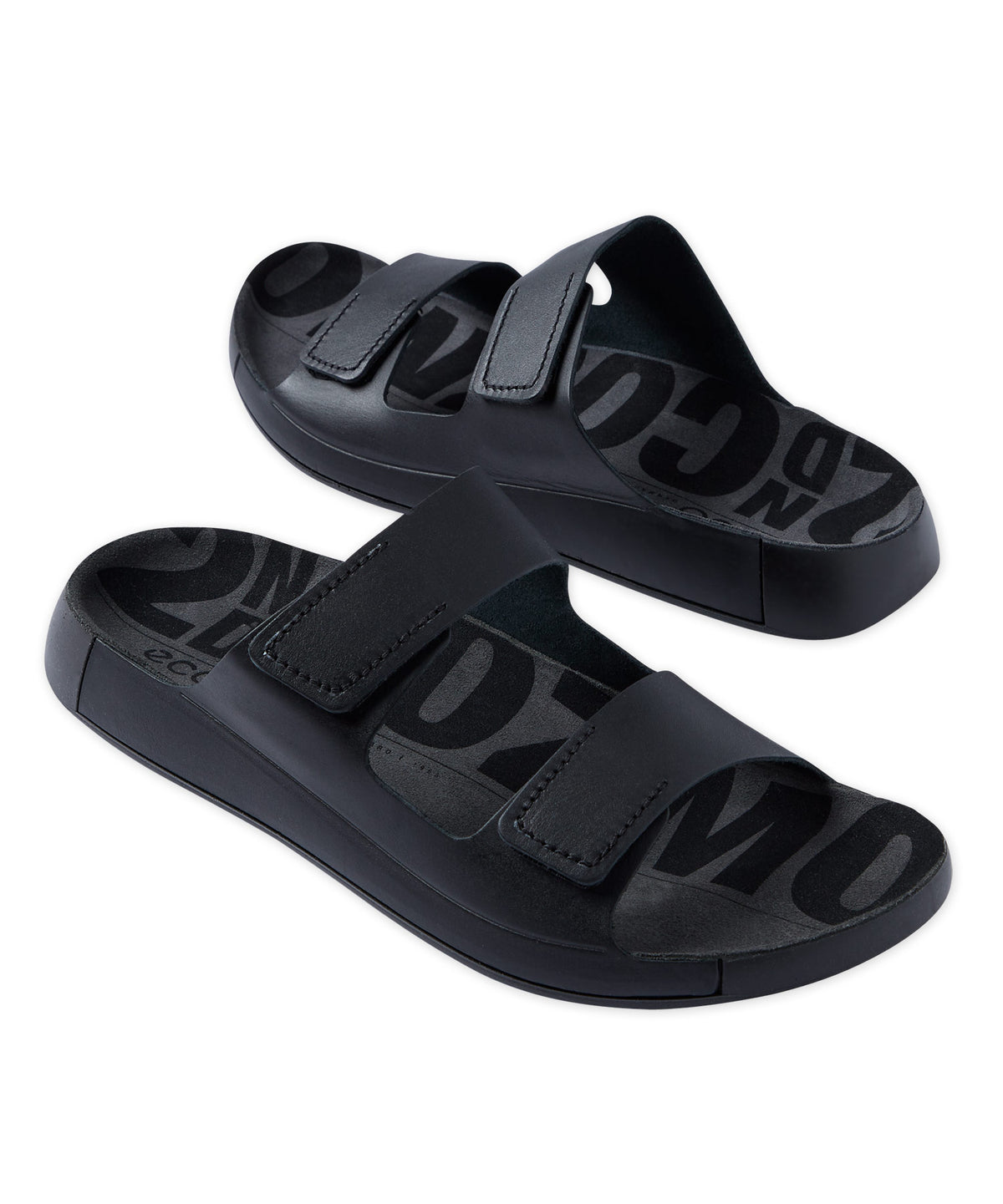 Ecco Two-Band Slide Sandal, Men's Big & Tall