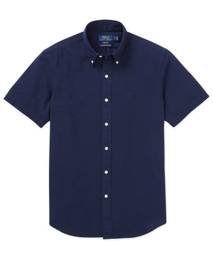 Polo Ralph Lauren Short Sleeve Button Down Collar Seersucker Sport Shirt