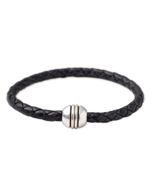 Torino Woven Single Ball Magnetic Clasp Bracelet