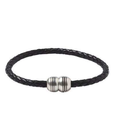 Torino Woven Double Ball Magnetic Clasp Bracelet, Men's Big & Tall